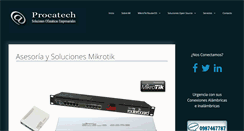Desktop Screenshot of procatech.com
