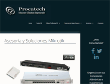 Tablet Screenshot of procatech.com